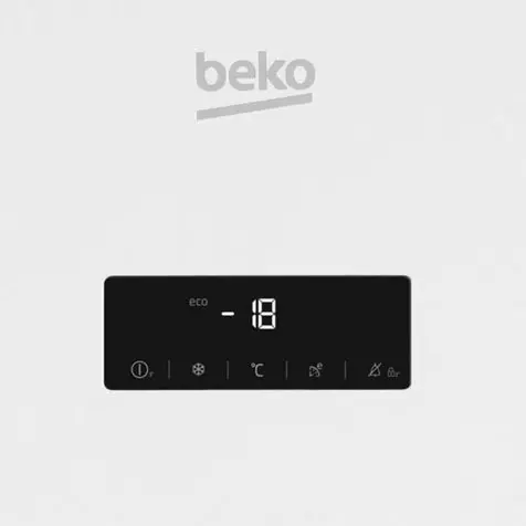 Морозильник BEKO RFNK290E23W - дисплей